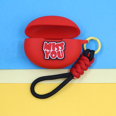 适用VIVO TWS 5 hifi蓝牙耳机保护套4/Air3pro/3i/a3/A4/iQOO TWS2/1e/1i潮酷个性立体励志英文连体硅胶软壳