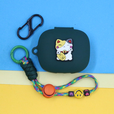 适用Redmi/红米 Buds 6/7S蓝牙耳机保护套活力版6PLAY/SE潮酷可爱萌卡通喜气好运新年招财猫Buds5硅胶软壳