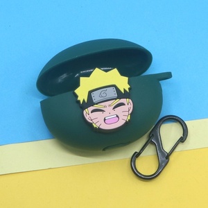 适用QCY Crossky C30S/C50耳夹式蓝牙耳机保护套AilyPods/T20潮酷动漫火影忍者卡卡西佐助鸣人晓组织硅胶软壳