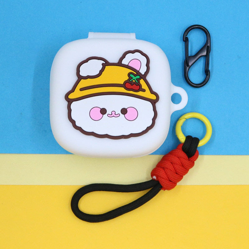 适用声阔飞跃线Air开放式蓝牙耳机保护套AeroFit2潮酷萌动漫卡通小黄帽小熊兔子手绳挂饰硅胶软壳,3C数码配件,耳机保护套,淘宝优惠券,粉丝福利购,淘宝优惠卷