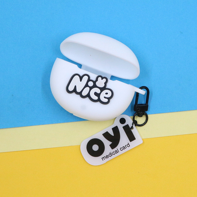 适用荣耀Earbuds X3i蓝牙耳机保护套3PRO潮酷简约个性英文字梗OYi吊牌挂饰X3充电仓盒子连体硅胶软壳