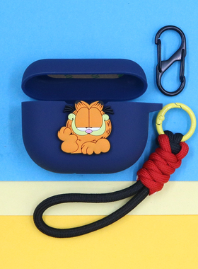 适用Jabra捷波朗Elite 8 Active蓝牙耳机保护套E10潮酷个性萌可爱卡通小新KT咖啡猫听歌表情手绳挂饰硅胶软壳