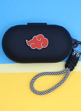 适用Soundcore声阔V30i开放式挂耳不入耳蓝牙耳机保护套V20i个性黑色潮酷简约图标手绳挂饰防摔硅胶软壳