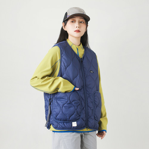 漫渡户外轻薄款无袖棉服马甲