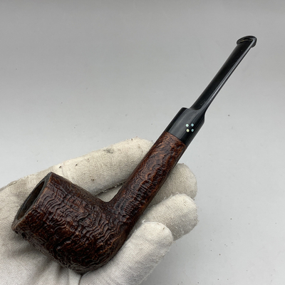小猪烟斗 二手石楠木英国Sasieni four dot ruff-root Pembroke s