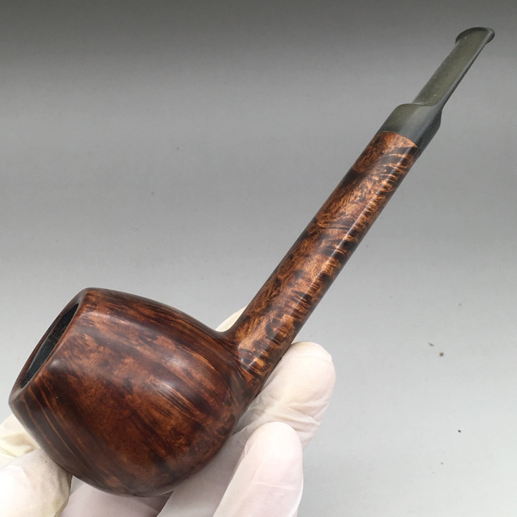 小猪烟斗全新石楠木 俄罗斯GNOM品牌 手工斗Andrey Cherepanov 23