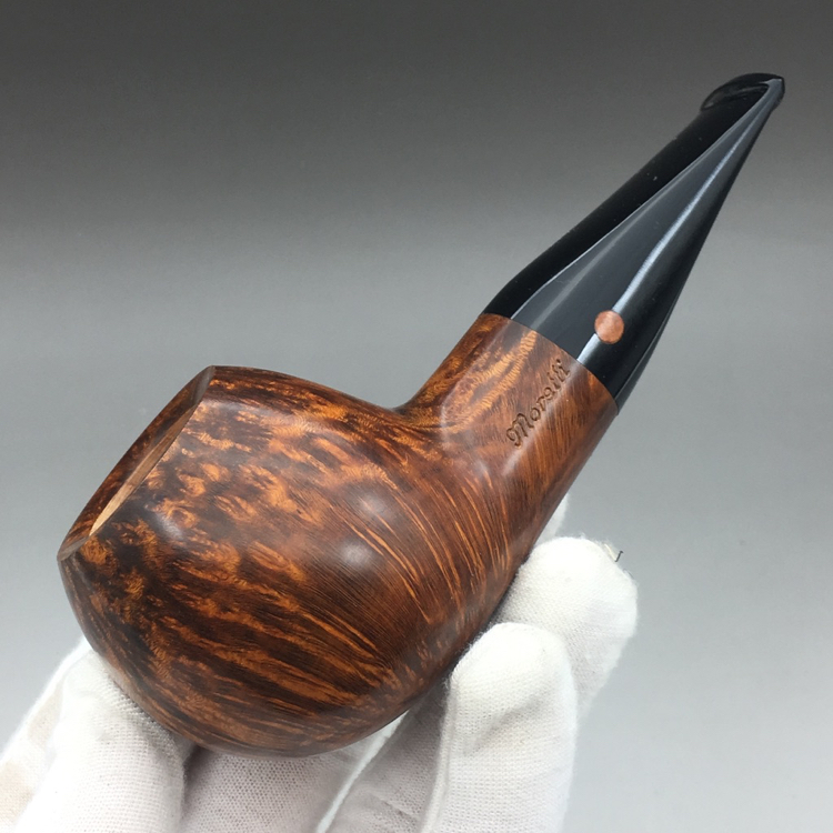 小猪烟斗 全新石楠木 意大利Moretti莫雷蒂 黄金染色 4b1 2015 25