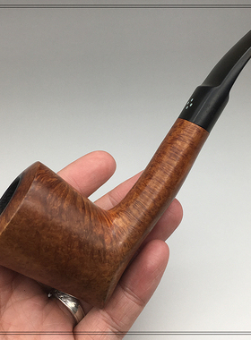 小猪烟斗 二手石楠木 英国Sasieni four dot Natural St-andrews