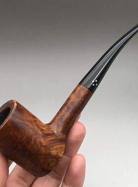 小猪烟斗 二手石楠木 英国Sasieni four dot Walnut Canterbury