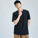 夏季新款冰丝潮牌简约休闲时尚冰丝圆领短袖T恤DS-B310-681P35，男装T恤，电商D228（原B310）