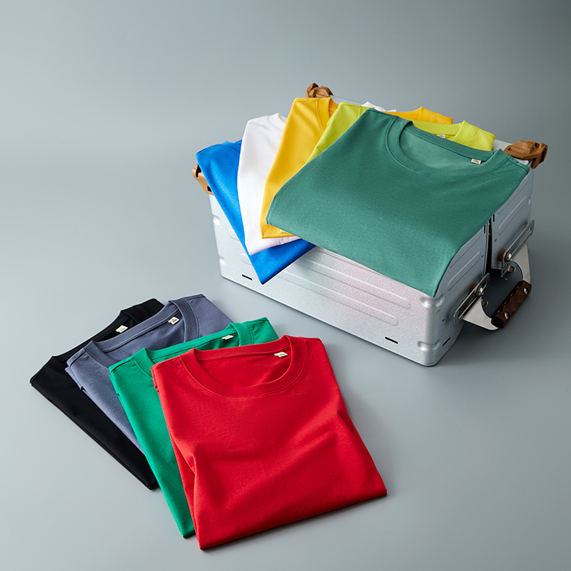 长年主推跑量男士丝光棉纯色休闲圆领夏季短袖体恤DS-B310-888P25，男装T恤，电商D228（原B310）