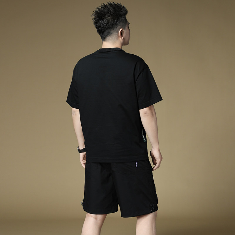 24新款男生套装春夏休闲潮流二件套短袖短裤男装DS-B310-1152P180,男装休闲套装,电商D228（原B310）