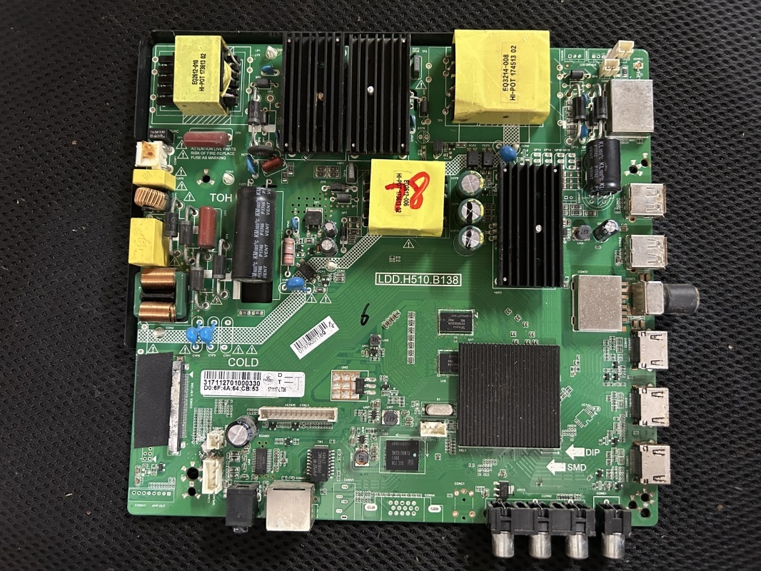 联通 5D559AW /5D506AKW 夏华5D501AKW LDD.H510.B138 电视主板