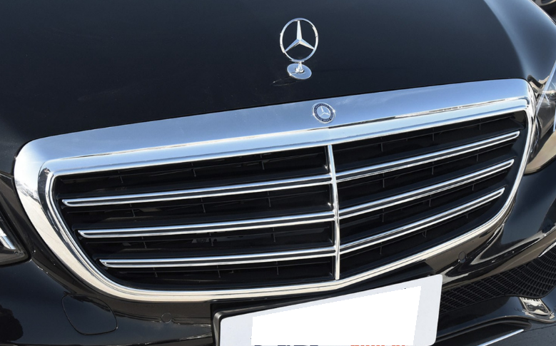 16-20年奔驰E级E200E260E300L前中网装饰格栅亮条框电镀框镀珞条