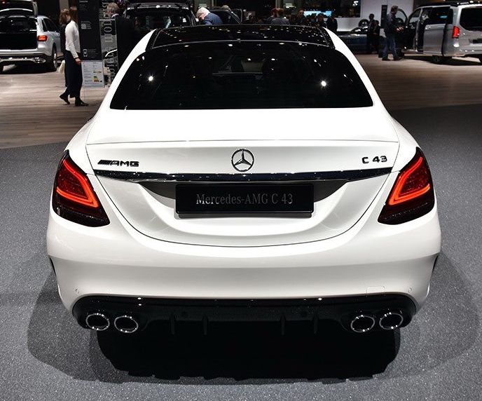 19-21 메르세데스-벤츠 C180L C200L C260L C63 후면 미등 후면 전등갓 LED 램프 어셈블리