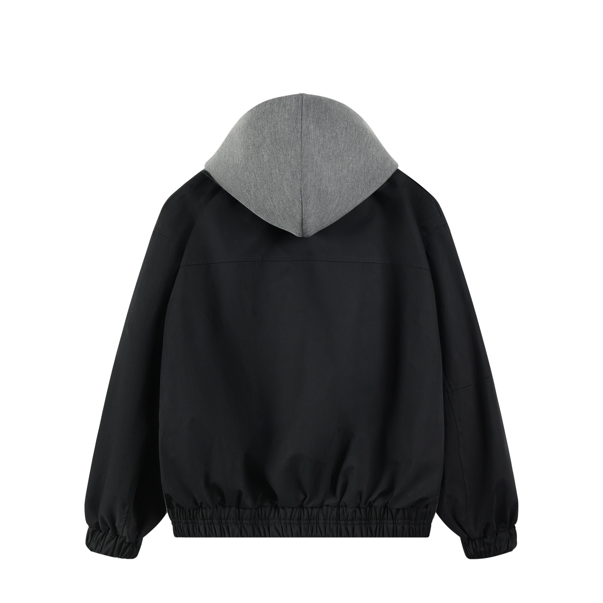 假两件撞色休闲连帽卫衣宽松秋季夹克美式外套J98-P95-加棉P105,男装夹克,星座918-1