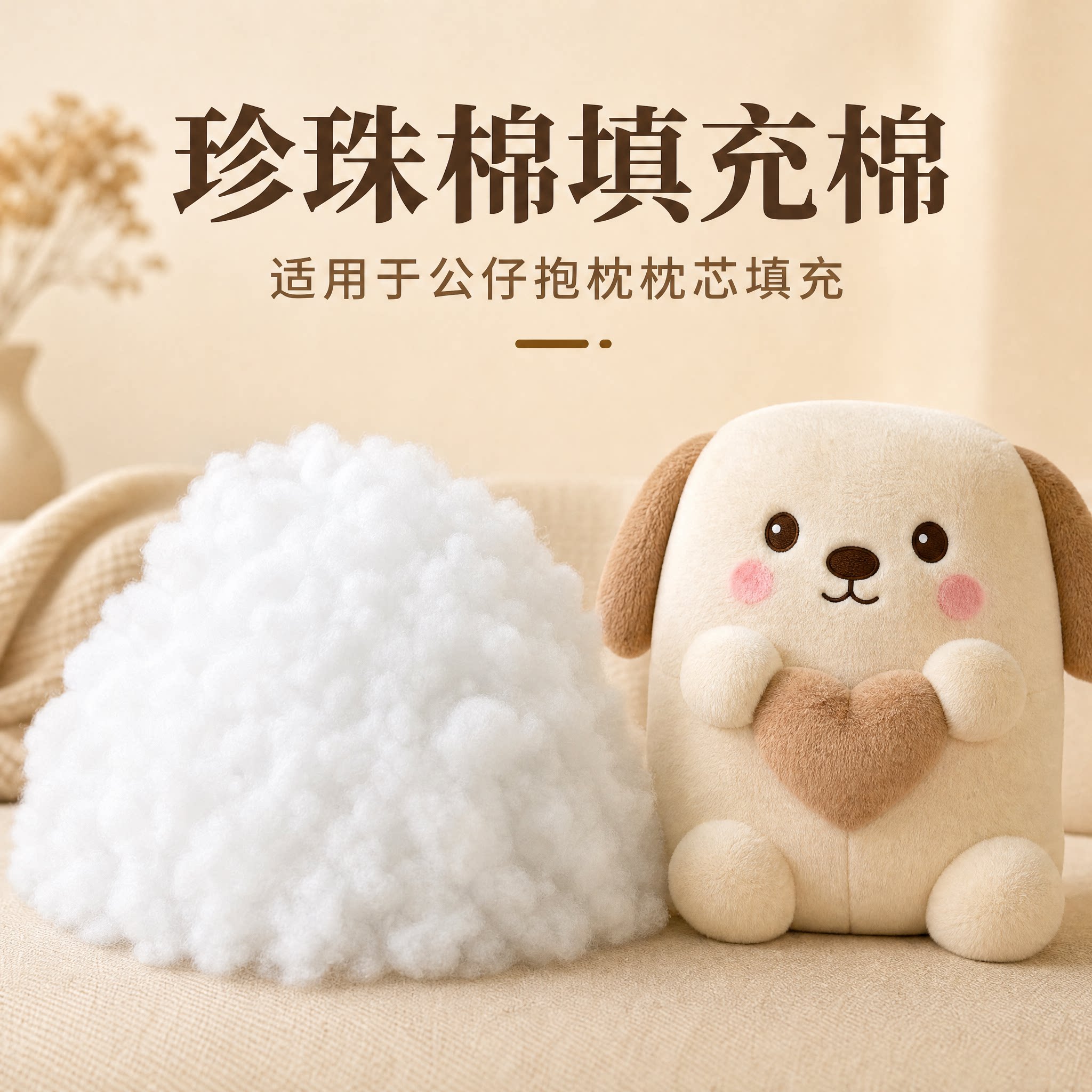 珍珠棉填充棉 纤维丝绵羽绒太空棉PP棉抱枕芯玩偶填充物手工DIY棉图片
