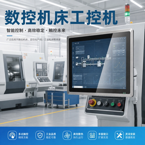CNC数控机床工控一体机触摸屏电脑工业自动化控制触摸屏嵌入式