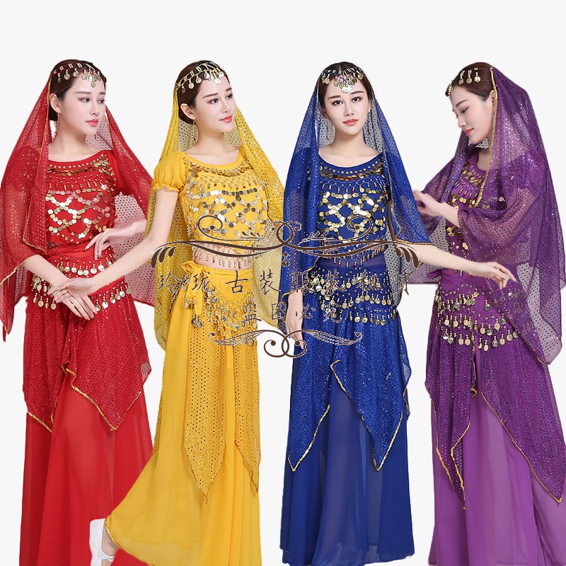 古典舞蹈服肚皮舞印度短剧视频服