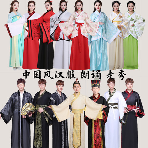 古代汉服古装舞蹈服短剧视频拍摄