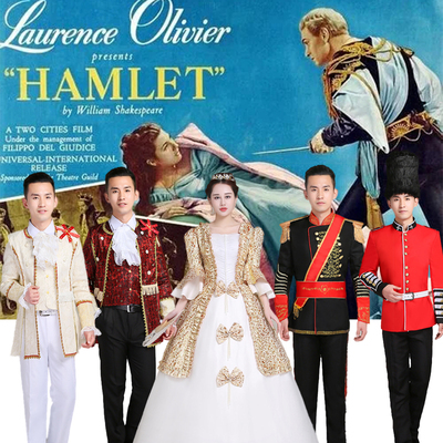 哈姆雷特服欧洲话剧服短剧视频