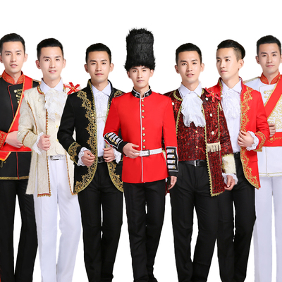 欧洲贵族王子服国外短剧视频拍摄