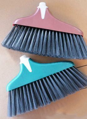 单独扫把头替换头软毛不粘毛发家用扫把配件19MM22MM杆加大通用头