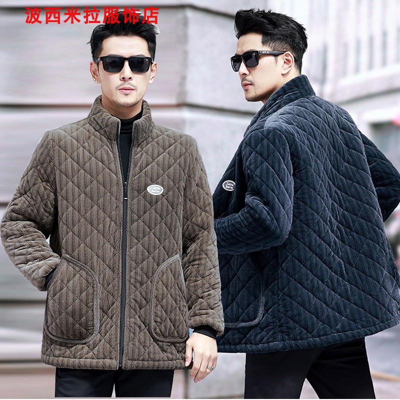 加绒加厚冬季棉衣棉袄抗寒保暖