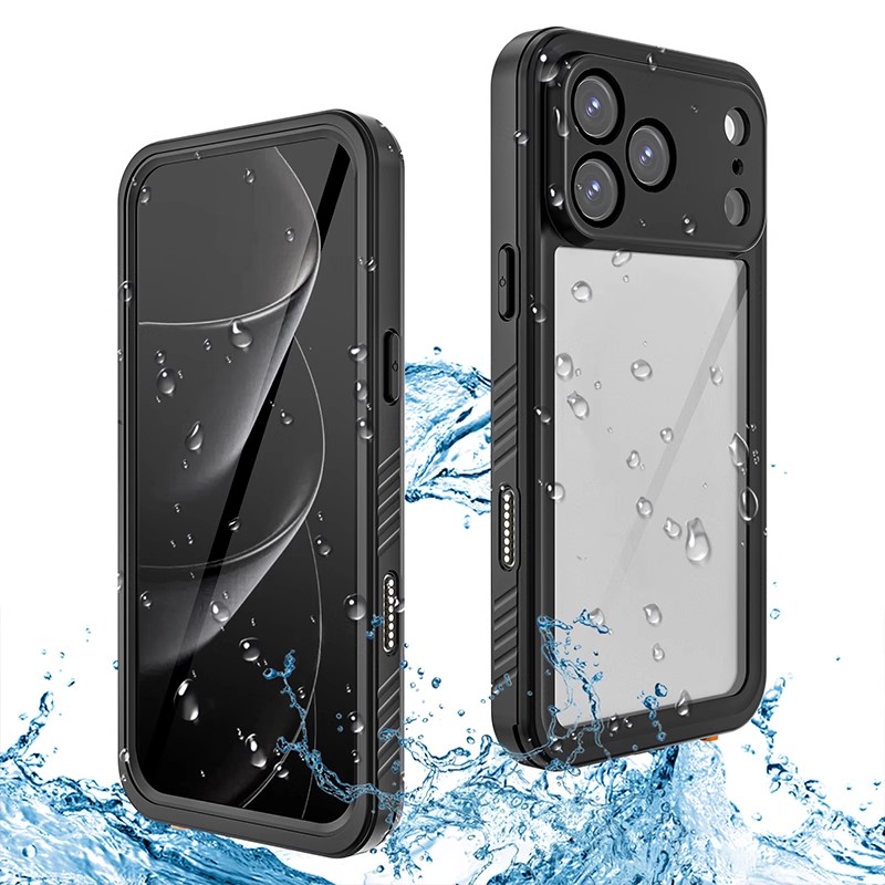 适用苹果17/17Pro/17Promax/17air/14plus/16Pro/13PM/ iPhone15/15Pro深度防水IP68户外运动游泳潜水手机壳
