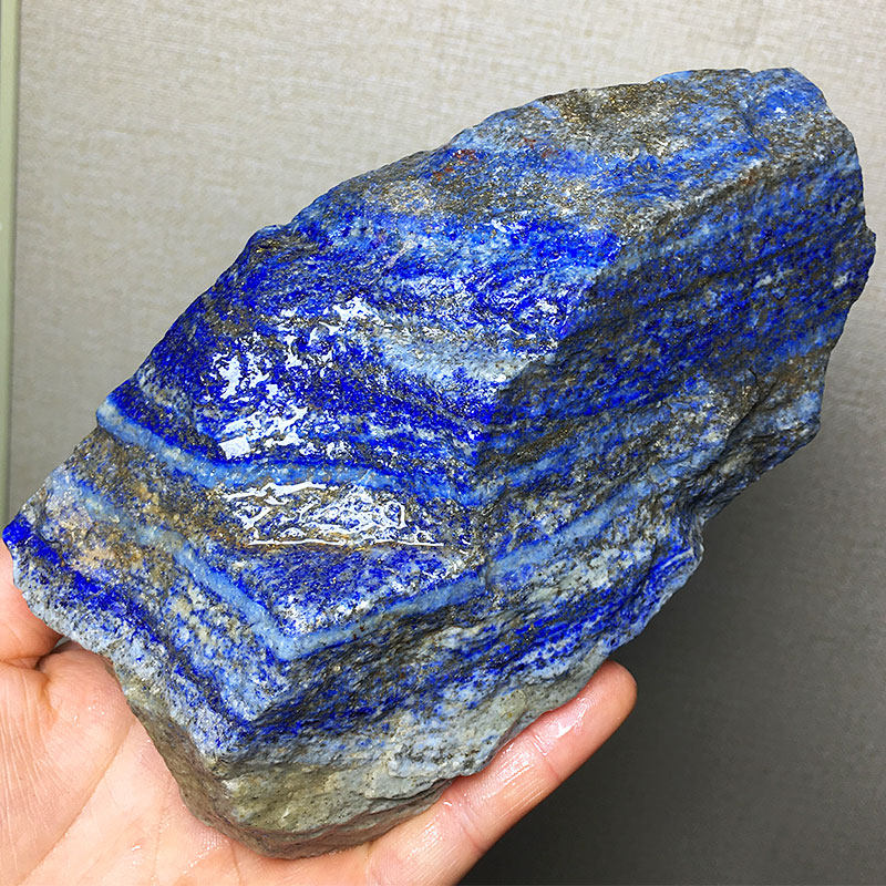 天然原矿青金石凤凰孔雀石铜矿原石摆件手握蓝绿色标本教学观赏石