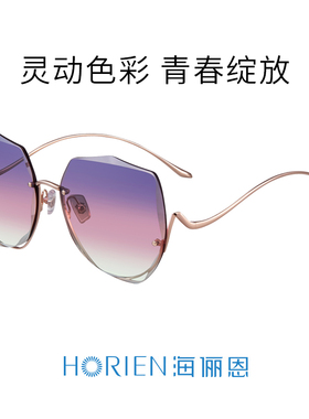 海俪恩墨镜女太阳镜新款潮流明星同款脸显瘦太阳眼镜N6902