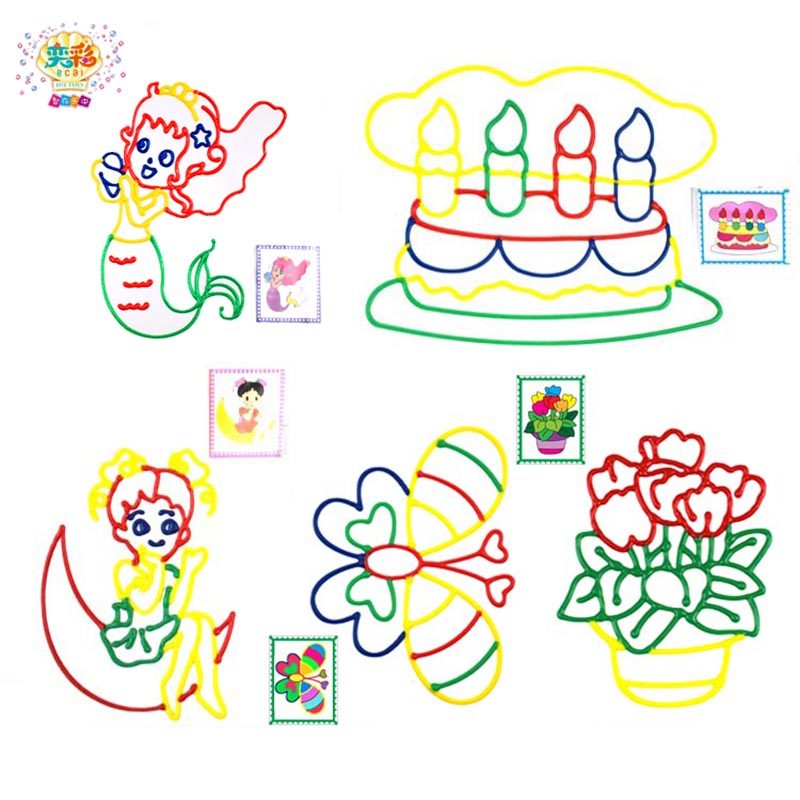 奕彩胶画烤画儿童diy手工贴画幼儿幼教公园广场商场涂鸦填色画