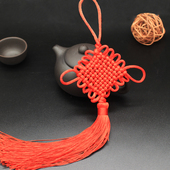 汽车饰品挂件中国结编织中吊坠装 饰品客厅纯手工同心结如意结镇宅