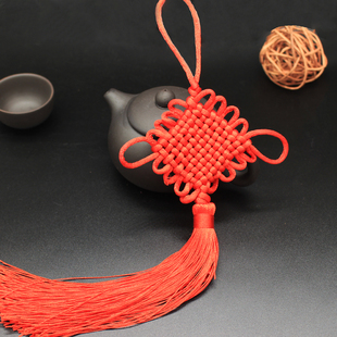 汽车饰品挂件中国结编织中吊坠装饰品客厅纯手工同心结如意结镇宅