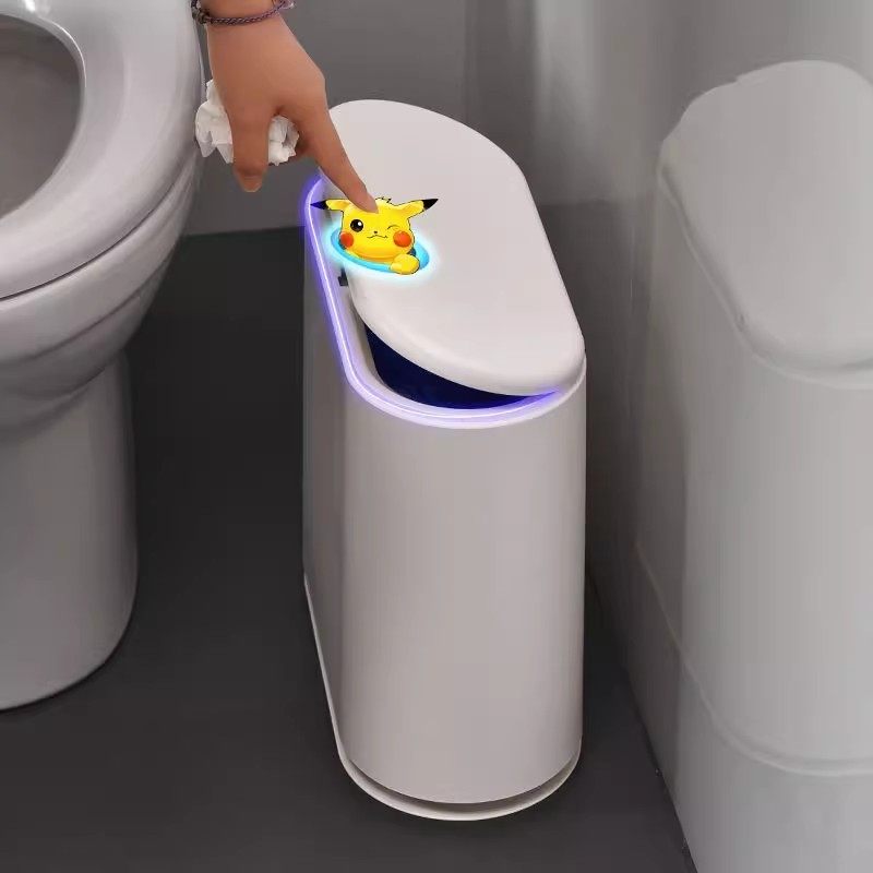 日本卫生间垃圾桶厕所专用2026新款家用客厅轻奢高档窄缝夹缝带盖,家庭/个人清洁工具,垃圾桶,淘宝优惠券,粉丝福利购,淘宝优惠卷