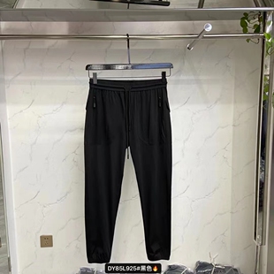 宽松运动裤 达依空间加肥加大码 薄款 夏季 缩口高弹85L925 男士