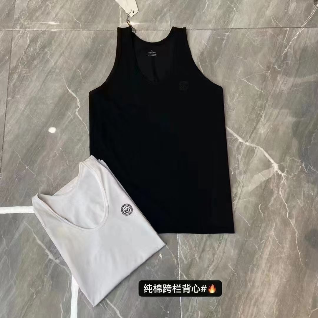 达依空间男士背心内穿打底纯棉老头衫男款全棉运动健身跨栏91838