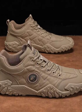 2026春季高帮鞋男时尚百搭休闲鞋软底防滑户外运动鞋舒适爸爸单鞋