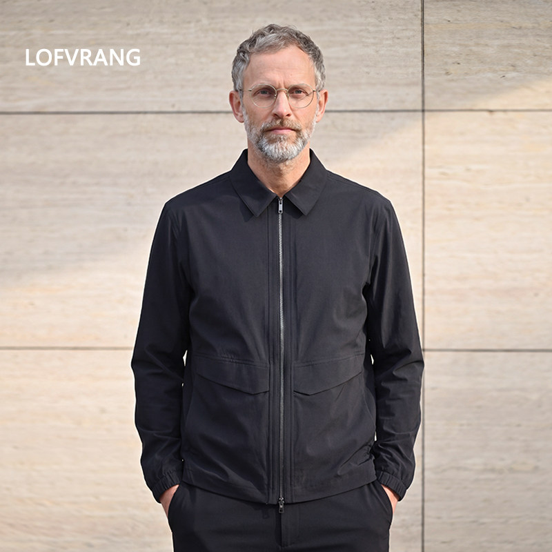 LOFVRANG|轻量化防嗮极简春秋季商务翻领通勤休闲夹克衫男士外套