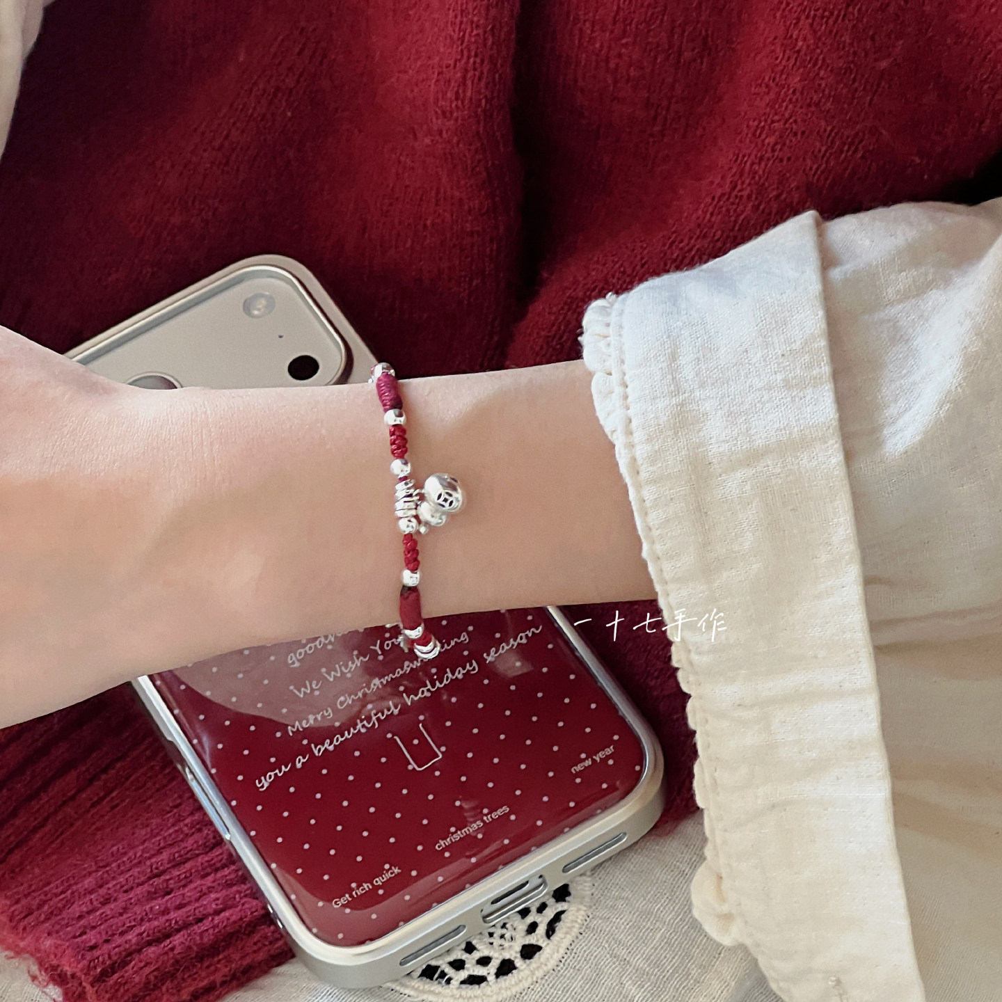 一十七手作「禄至」新中式足银999招财葫芦2026新年好运红绳手链,饰品/流行首饰/时尚饰品新,银饰手链,淘宝优惠券,粉丝福利购,淘宝优惠卷