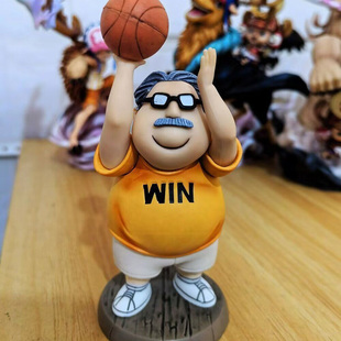真香社 灌篮高手 Q版 安西教练投篮场景手办摆件车载模型公仔