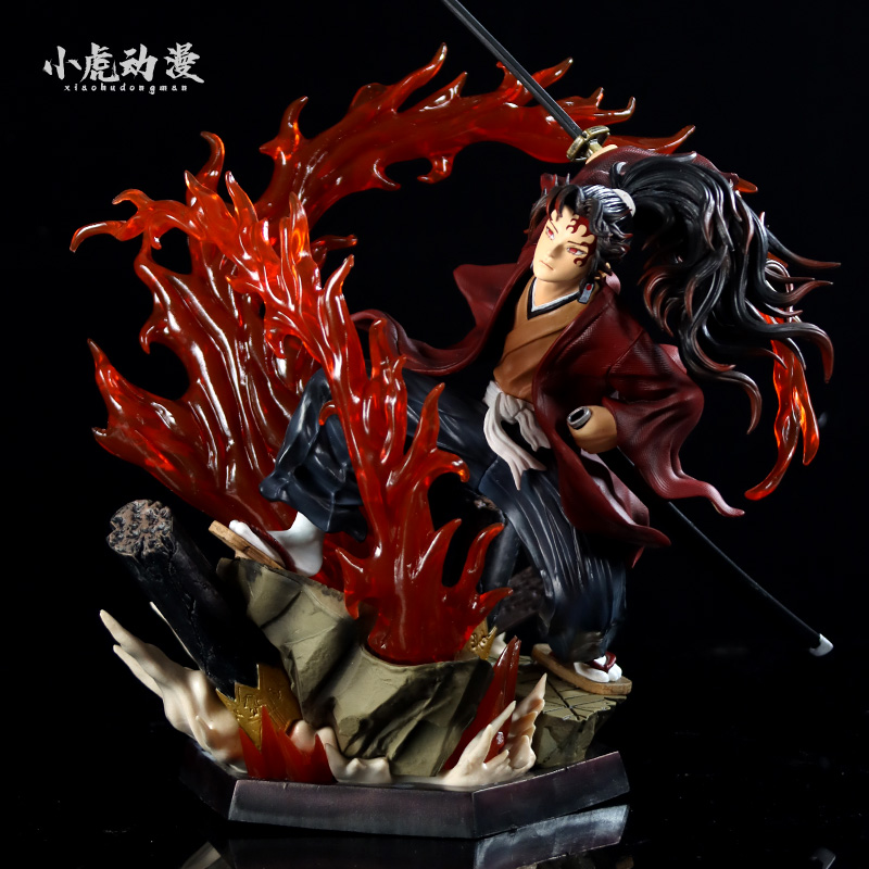 鬼灭之刃简刻继国缘一手办摆件