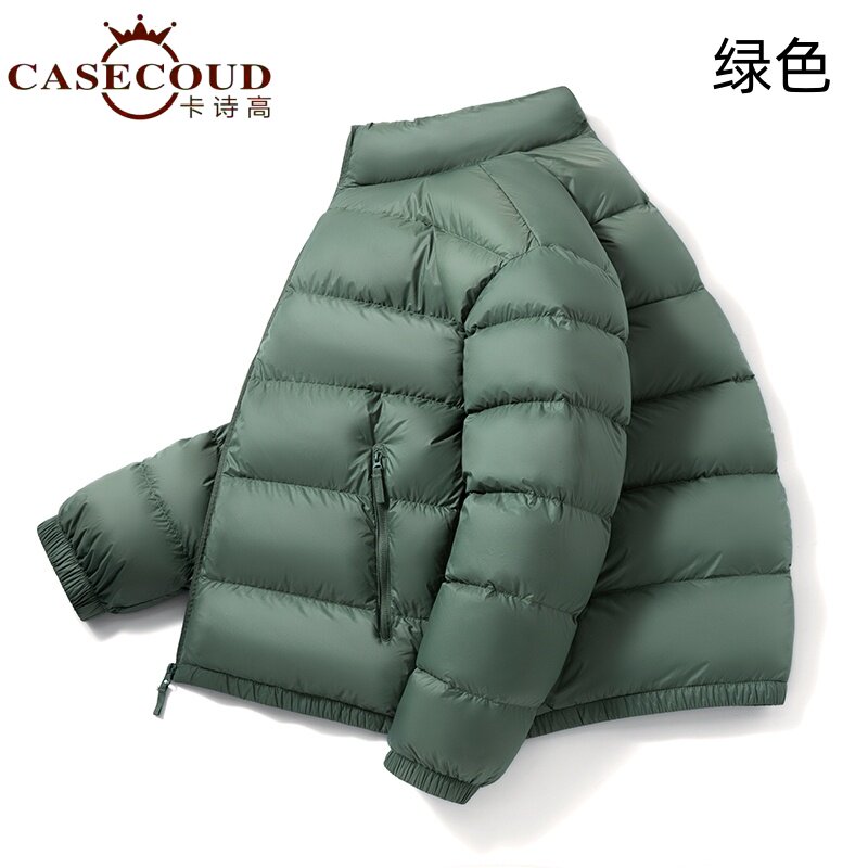 卡诗高白鸭绒加厚保暖羽绒服