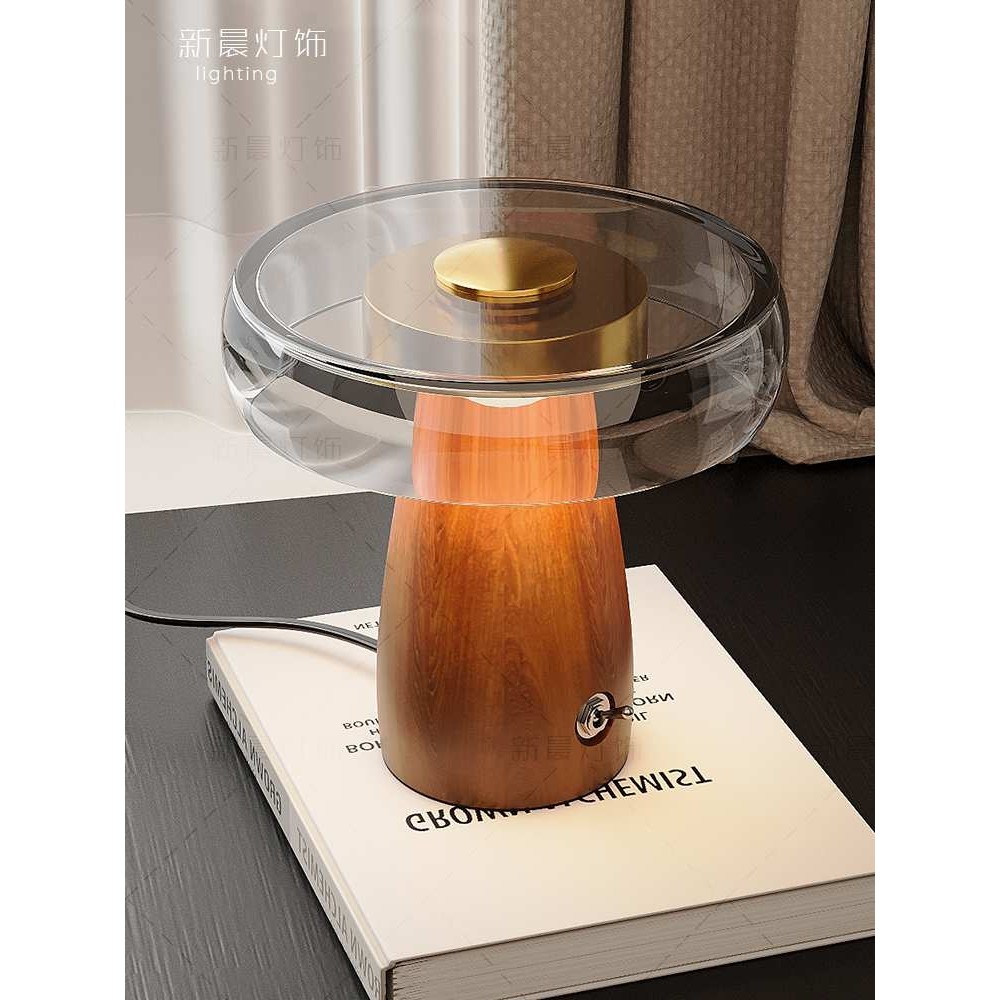 复古玻璃台灯中古实木感卧室书房床头办公温馨氛围感智能台灯,玩具/童车/益智/积木/模型,毛绒/玩偶/公仔/布艺类玩具,淘宝优惠券,粉丝福利购,淘宝优惠卷