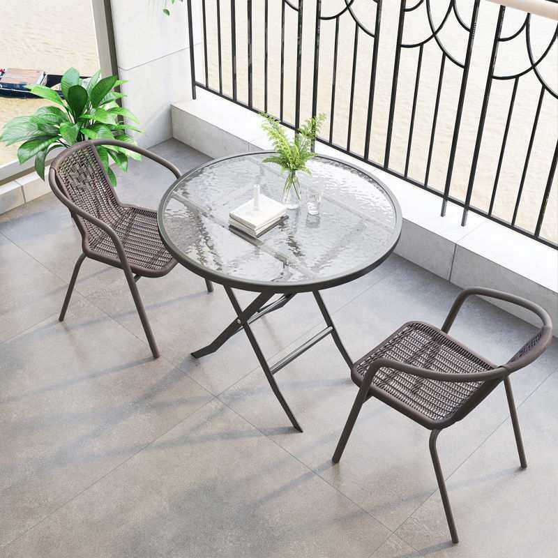 玻璃桌椅组合茶桌小户型家用简约阳台小茶几靠背藤椅折叠玻璃餐桌,玩具/童车/益智/积木/模型,毛绒/玩偶/公仔/布艺类玩具,淘宝优惠券,粉丝福利购,淘宝优惠卷