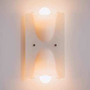 复古奶油客厅墙灯 法式 中古彩色卧室床头灯 淡绿色双头壁灯 Calle