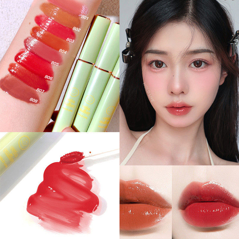 夏日果冻唇露正品holdlive沁光轻薄唇蜜水嘟嘟玻璃唇彩奶糖巧克力