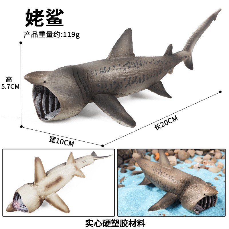 仿真海洋动物海底世界生物玩具实心摆件姥鲨儿童礼物模型