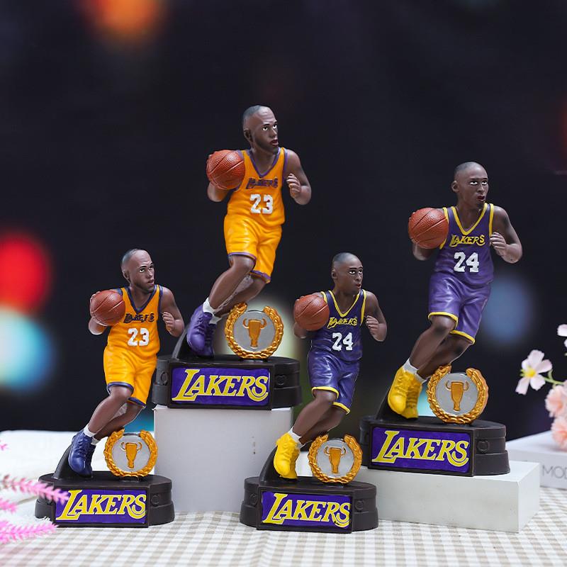 NBA球星手办科比詹姆斯篮球球星萌神模型人偶摆件玩具送男生礼物