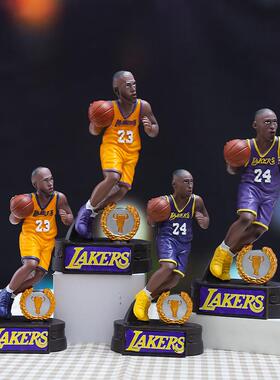 NBA球星手办科比詹姆斯篮球球星萌神模型人偶摆件玩具送男生礼物